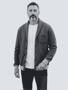 Thomas Parker New York Shawl Collar Cardigan